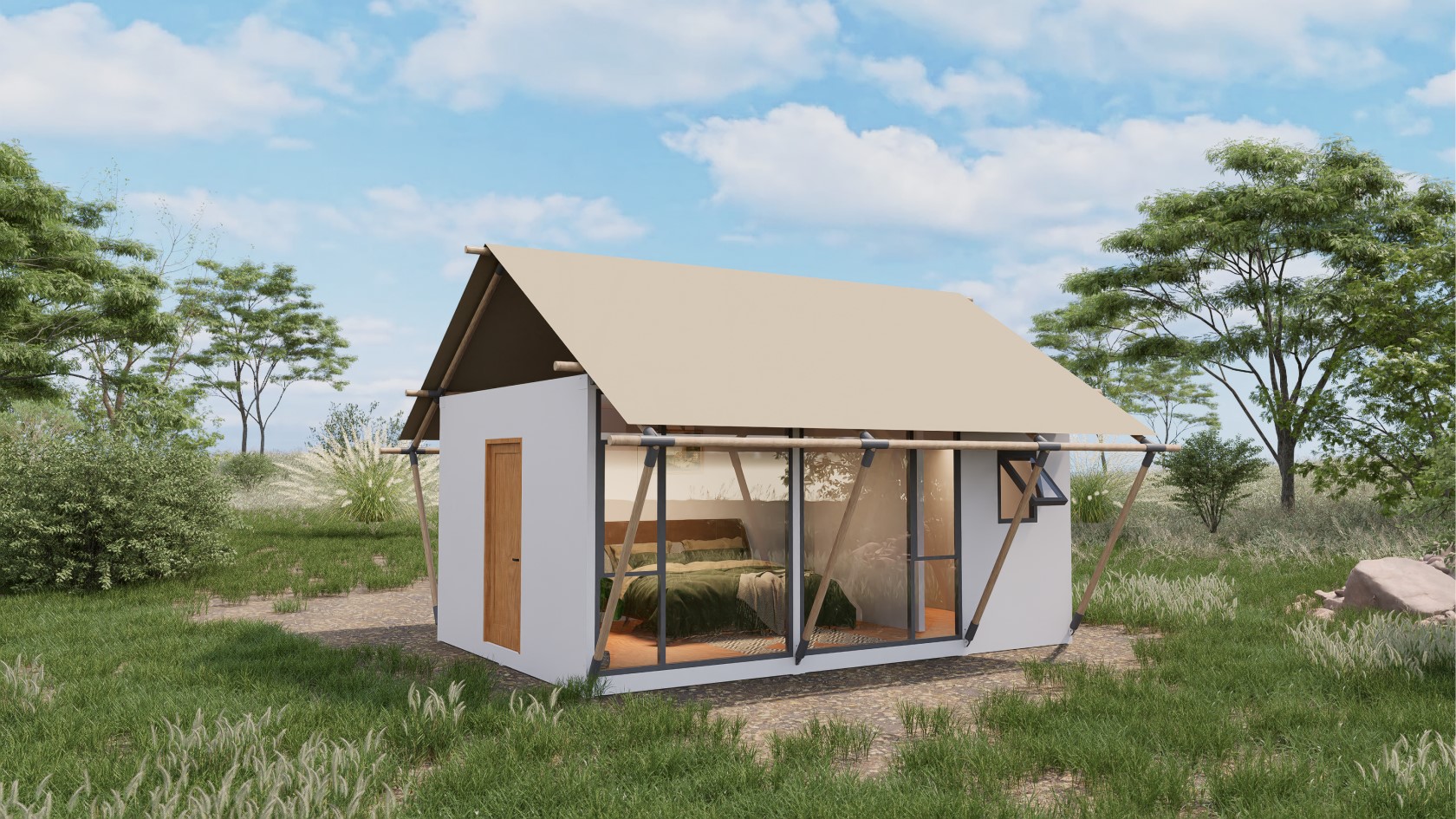 集装箱韩式帐篷(星韵帐篷)